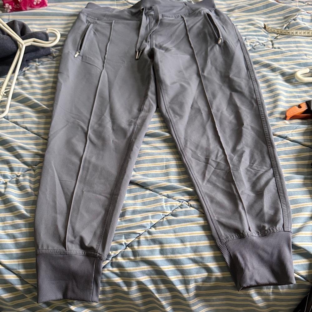 Dressy Blue Grey Jogger Pants